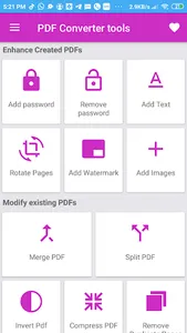 PDF Converter tools screenshot 0