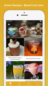 Drinks Recipes - Fruit Juice screenshot 0