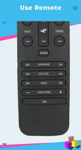 Remote for Philips Sound Bar screenshot 0