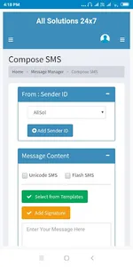 Suvidhi Infotech Bulk SMS screenshot 1