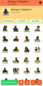 Mirzapur 2 Stickers For WA screenshot 2