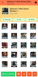 Mirzapur 2 Stickers For WA screenshot 7