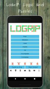 LoGriP (Logic Grid Puzzles) screenshot 0