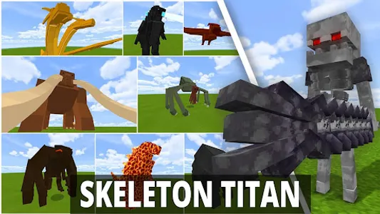 Skeleton Titan Mod Minecraft screenshot 1