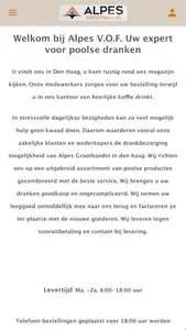 Alpes Groothandel screenshot 1