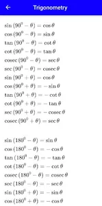 Maths Formulas screenshot 1