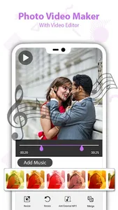 Photo Video Maker with Music screenshot 1