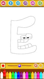Alphabet Lore Coloring Game screenshot 1