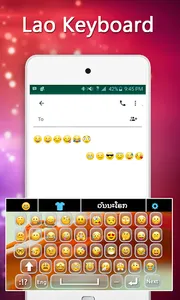 Lao Keyboard – ແປ້ນພິມລາວ screenshot 3