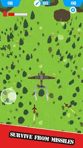 Go Plane 3D Missiles Escape screenshot 3