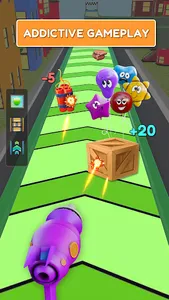 Alpha Gun Run 3D Weapon Sprint screenshot 1