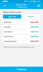 Jubba Airways screenshot 4