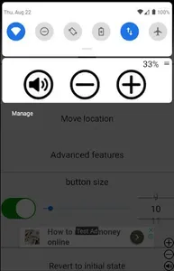 Always visible volume button screenshot 2