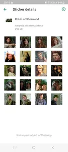 Robin Hood Stickers screenshot 1