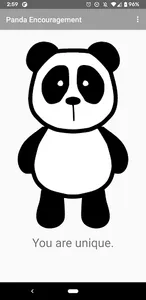 Panda Encouragement - Cartoon screenshot 4