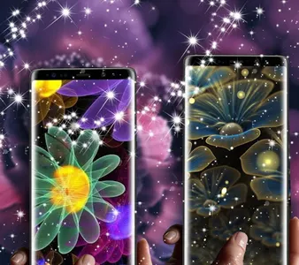 Fantasy Flowers Live Wallpaper screenshot 0