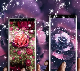 Fantasy Flowers Live Wallpaper screenshot 1