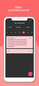 Gratitude Journal, Tasks screenshot 2