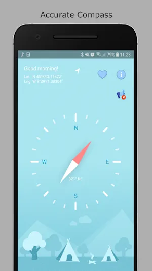 Compass (latitude - longitude) screenshot 0