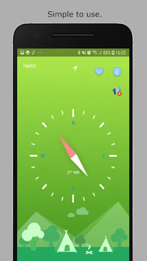 Compass (latitude - longitude) screenshot 3