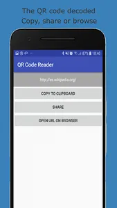 QR Code Reader (QR Scanner ) screenshot 1
