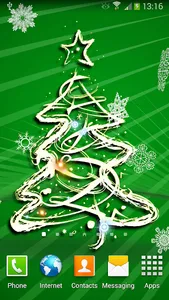 3D Christmas Tree Wallpaper screenshot 1