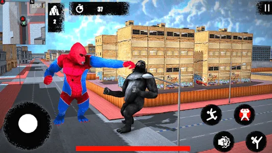 Angry Gorilla City Rampage 3D screenshot 0