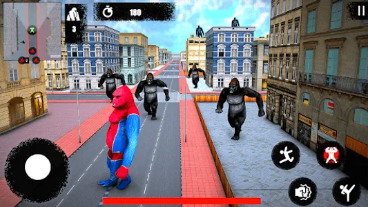 Angry Gorilla City Rampage 3D screenshot 1