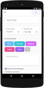 To Do List with notification a screenshot 1
