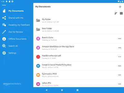 Amazon WorkDocs screenshot 11