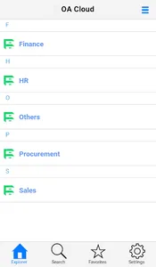 OA Cloud screenshot 1