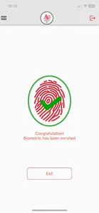 Ambisecure Biometric Enroll screenshot 1