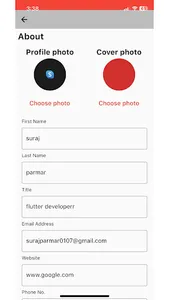 Ambisecure Business card screenshot 1