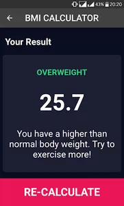 Bmi Calculator screenshot 2