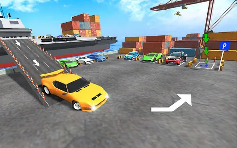 Car Park Ship Drive Simulator screenshot 0