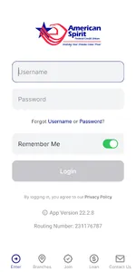 American Spirit FCU screenshot 0