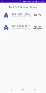FleX-BLE Beacon App screenshot 0