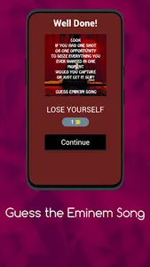 Guess Eminem Song screenshot 1