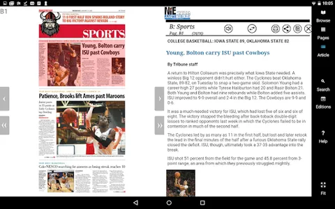 Ames Tribune NIE eNewspaper screenshot 5