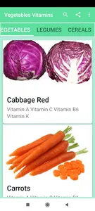 Vegetables Vitamins screenshot 0