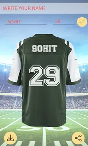 Name Your Football Jersey (Off screenshot 9