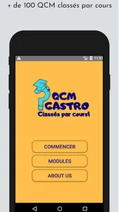 QCM Gastrologie classés par co screenshot 0