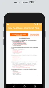 QCM Gastrologie classés par co screenshot 3