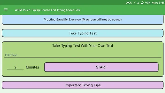 WPM Touch Typing Course And Ty screenshot 13