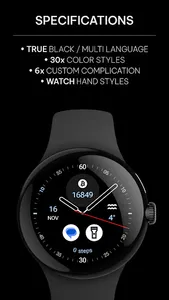 Awf Analog xT: Watch face screenshot 1