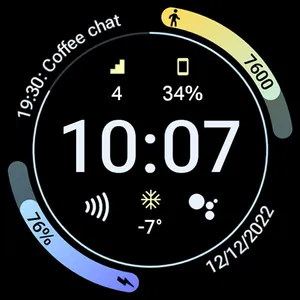 Athlete 2: Wear OS Watch face screenshot 7