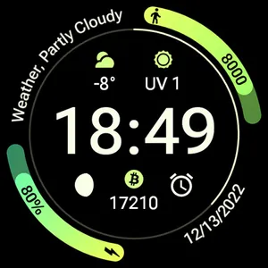 Athlete 2: Wear OS Watch face screenshot 9