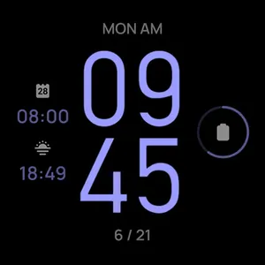 Awf Glow Digital: Watch face screenshot 10