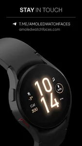 Awf Glow Digital: Watch face screenshot 2