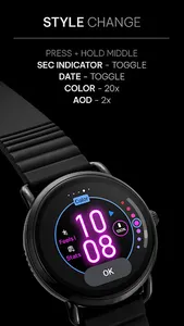 Awf Glow Digital: Watch face screenshot 4